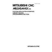 Mitsubishi Electric CNC Meldas Magic 64 manual cover