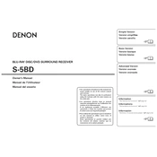 Denon S-5BD manual cover