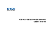 Epson WorkForce ES-400 manual cover