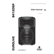 Behringer B412DSP manual cover