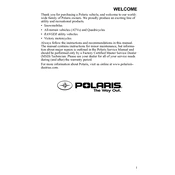 Polaris Sportsman 550 XP, 850 XP, 850 XP EPS manual cover