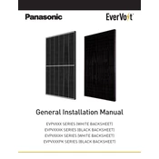 Panasonic EVPV370, EVPV360 EverVolt manual cover