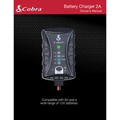 Cobra Battery Charger 2A manual cover