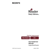 Sony PRS-950 manual cover