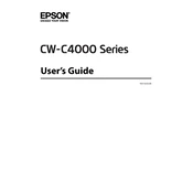 Epson CW-C4000 Series manual cover