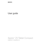 Sony SGP611 Xperia Z3 Compact manual cover