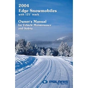 Polaris Edge 2004 manual cover