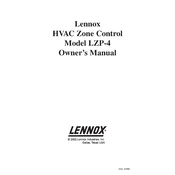 Lennox LZP-4 manual cover