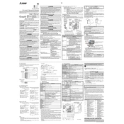 Mitsubishi Electric CL1X4 D1S2 manual cover