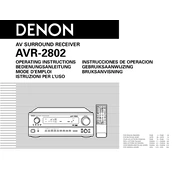 Denon AVR-982 manual cover