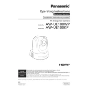 Panasonic AW-UE100WP manual cover