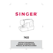 Singer 7422 manual cover