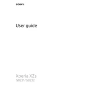 Sony G8231 Xperia Xzs manual cover