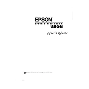 Epson Stylus Color 850N manual cover