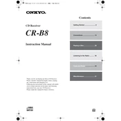 Onkyo CR B8 manual cover