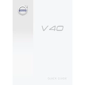 Volvo V40 2017 manual cover