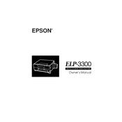 Epson ELP-3300 manual cover