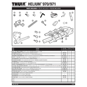 Thule Helium 970 manual cover