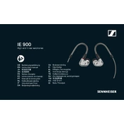 Sennheiser IE 900 manual cover