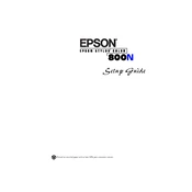 Epson Stylus Color 800N manual cover