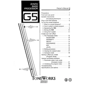 KORG Toneworks G5 manual cover