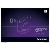 Nespresso Expert My Machine manual cover