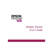 Epson Perfection 610 manual cover