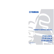 Yamaha TT-R125EX, TT-R125LX, TT-R125LEX 2008 manual cover