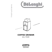 DeLonghi KG79, 89 manual cover