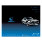 Honda Accord Crosstour 2011 Technology manual cover