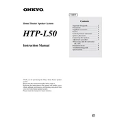 Onkyo HTP L50 manual cover