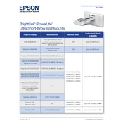 Epson BrightLink PowerLite manual cover