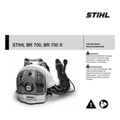 Stihl BR 700 BR 700 X manual cover