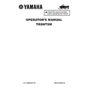 Yamaha TR8NTSM 2021 manual cover