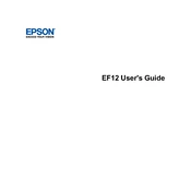 Epson EF12 manual cover