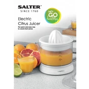 Salter EK3071 Electric Citrus Juicer manual cover