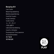 Bang Olufsen Beoplay E4 manual cover