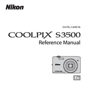 Nikon Coolpix S3500 manual cover