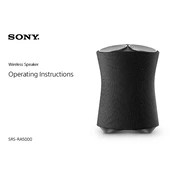 Sony SRS RA5000 manual cover