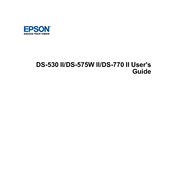 Epson DS-530 II manual cover