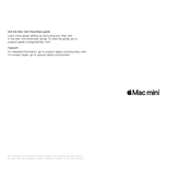 Apple Mac mini, 2018 manual cover