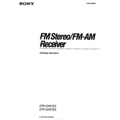 Sony STR-GX57ES manual cover