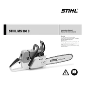 Stihl MS 360 C manual cover