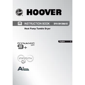 Hoover DYH 9913NA1X-80 manual cover