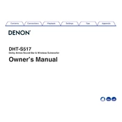 Denon DHT-S517 manual cover