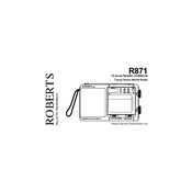 Roberts R871 Portable 0 manual cover