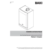 Baxi Platinum Plus 32 System manual cover