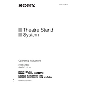 Sony RHT-G900 manual cover