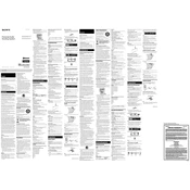 Sony RDP XF300iP manual cover