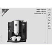 Jura Impressa E50 E55 Coffee Machine manual cover